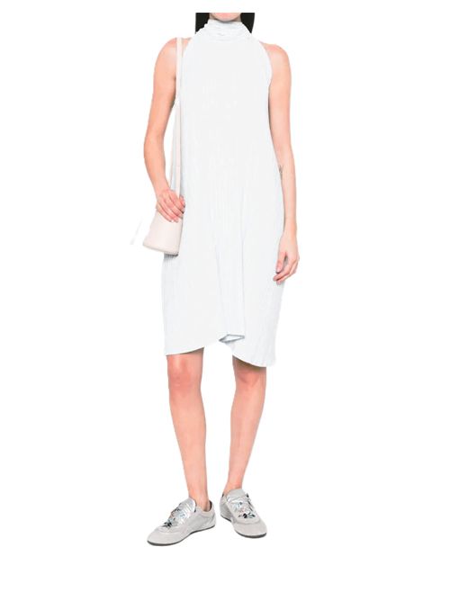 Gongdid Design Wavy Halter Abito corto con fiocco bianco Gongdid design | GD264WHITE